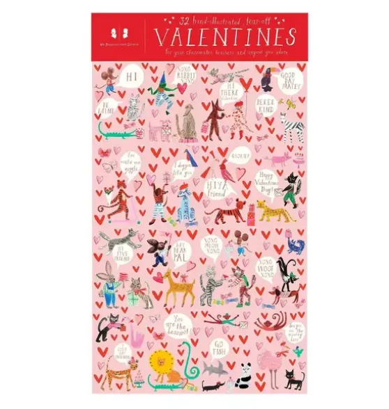 Animal Menagerie - Class Set of 32 Valentine's