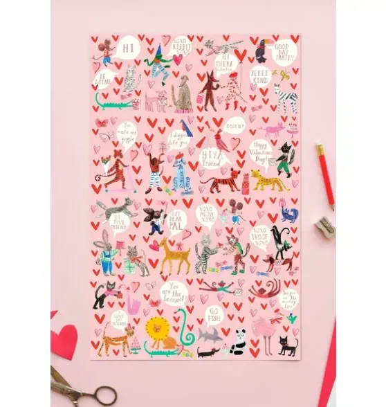 Animal Menagerie - Class Set of 32 Valentine's
