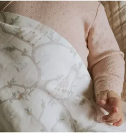 Animal Parade Swaddle - Ivory