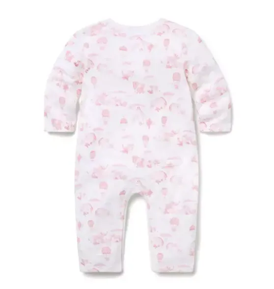 Baby Animal Friends Toile Wrap One-Piece