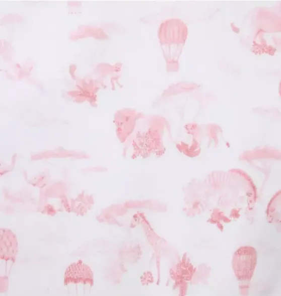 Baby Animal Friends Toile Wrap One-Piece