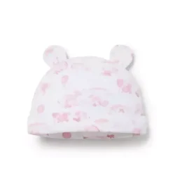 Baby Animal Friends Toile Bear Ear Beanie
