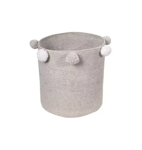 Baby Basket Bubbly Grey