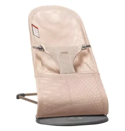 Baby Bouncer Bliss, Mesh, Pearly Pink