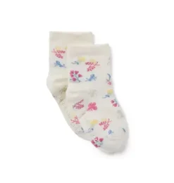 Baby Bug Floral Sock
