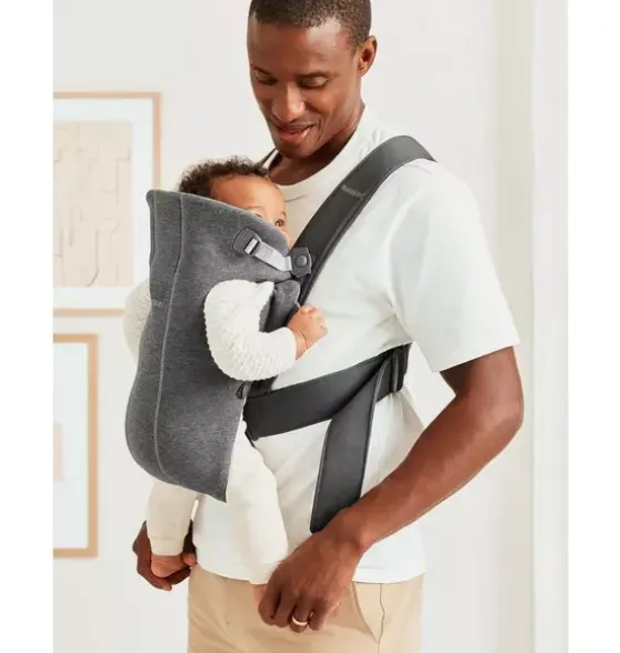 Baby Carrier Mini, 3D Jersey, Dark Gray