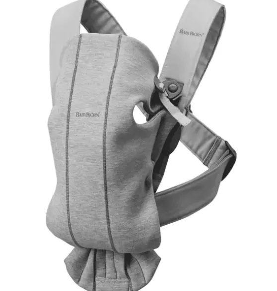 Baby Carrier Mini, 3D Jersey, Light Gray