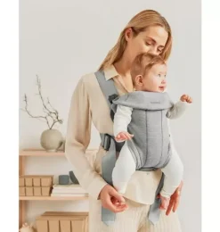 Baby Carrier Mini, 3D Jersey, Light Gray