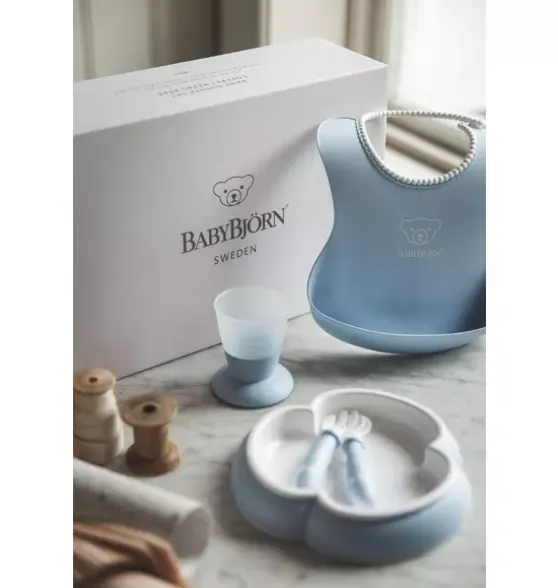 Baby Dinner Set, Powder Blue