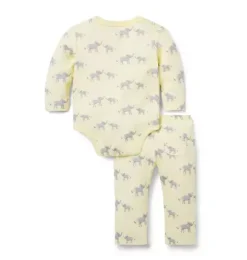Baby Elephant Wrap Matching Set