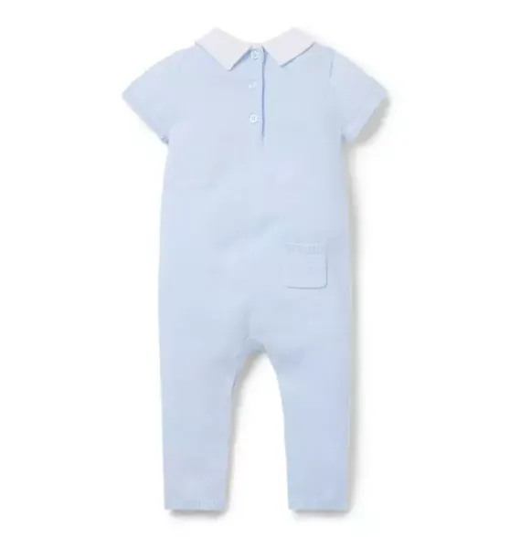Baby Embroidered Bunny One-Piece