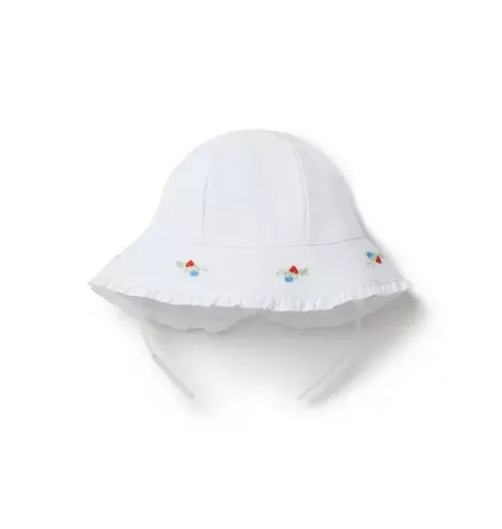 Baby Embroidered Floral Sun Hat