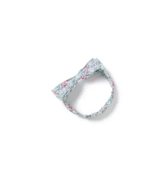 Baby Floral Bow Soft Headband