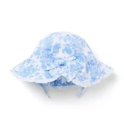 Baby Floral Ruffle Sun Hat