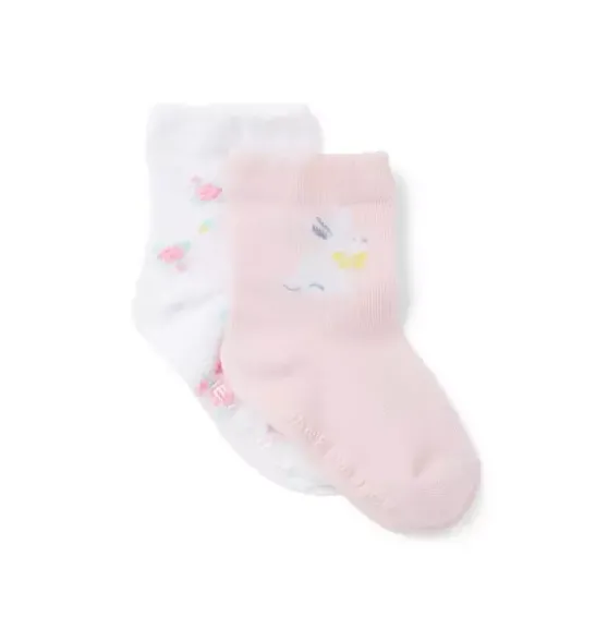 Baby Flower And Bunny Sock 2-Pack