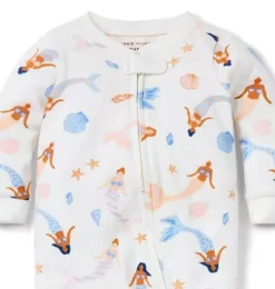 Baby Good Night Footed Pajama In Mermaid