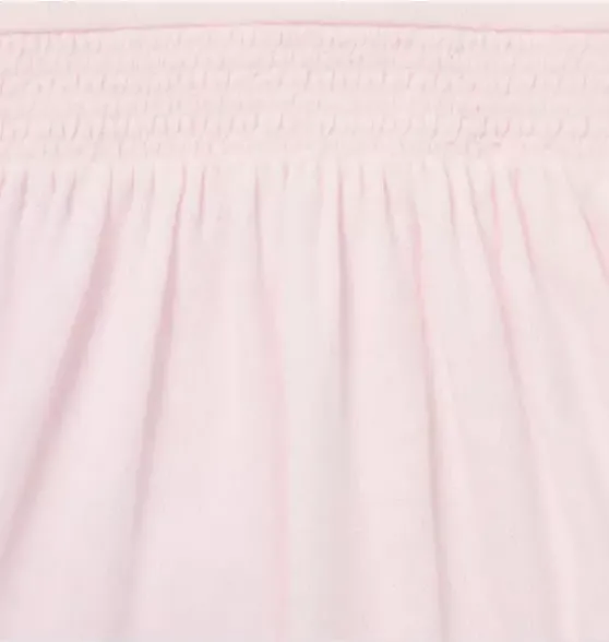 Baby Heart Pointelle Smocked Romper