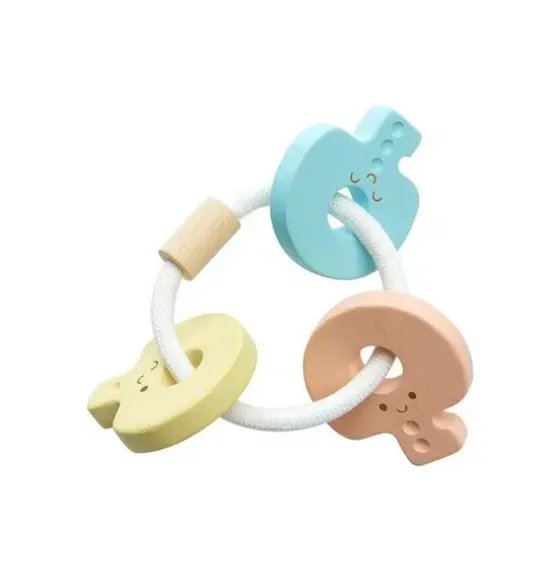 Baby Key Rattle - Pastel