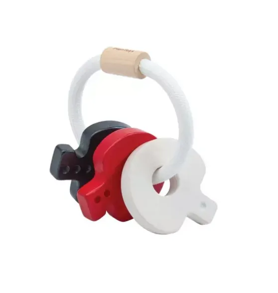 BABY KEY RATTLE-HIGH CONTRAST