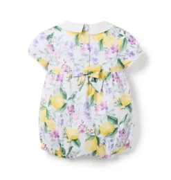 Baby Lemon Floral Romper