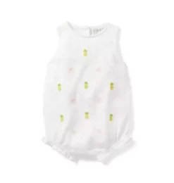Baby Pineapple Pointelle Romper