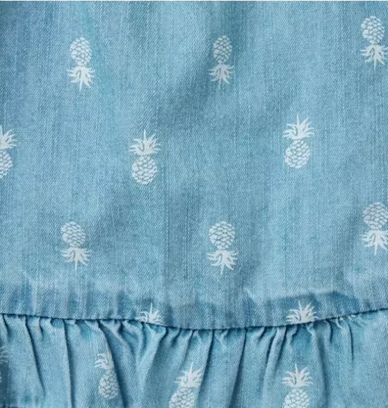 Baby Pineapple Ruffle Matching Set