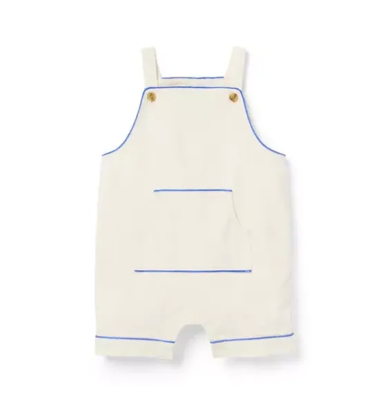 Baby Piped Pocket Overall