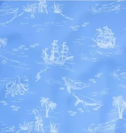 Baby Recycled Nautical Toile Rash Guard Swimsuit