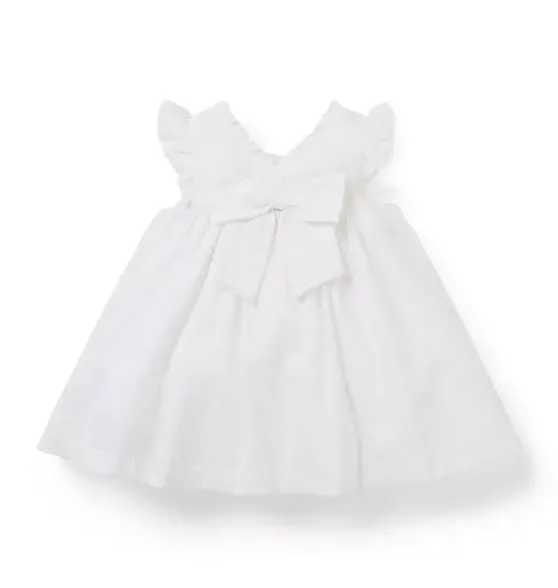 Baby Smocked Sateen Dress