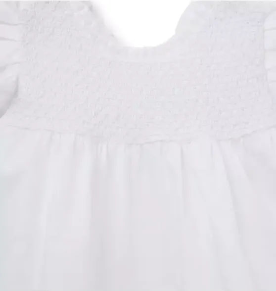 Baby Smocked Sateen Dress