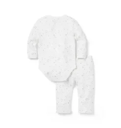 Baby Snowflake Wrap Matching Set