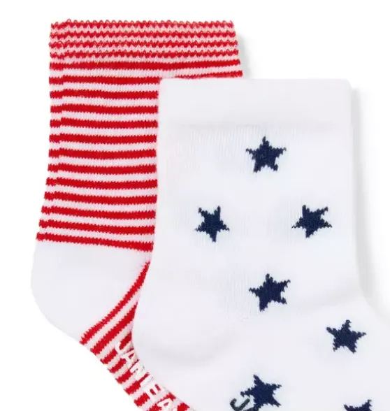 Baby Stars And Stripes Sock 2-Pack