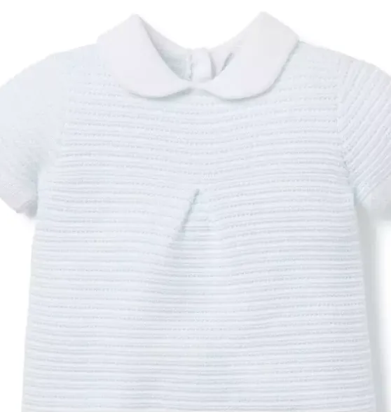 Baby Striped Collared Romper