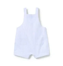 Baby Striped Linen-Cotton Overall