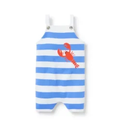 Baby Striped Lobster Romper