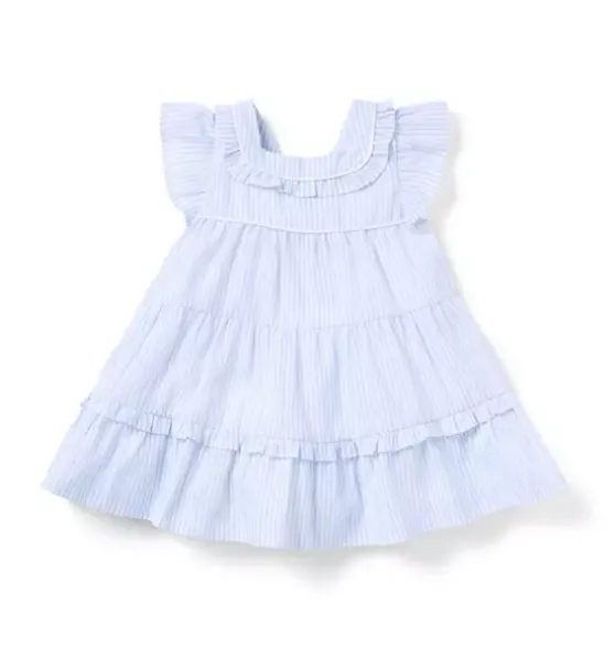 Baby Striped Ruffle Dress