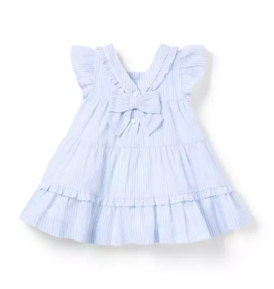 Baby Striped Ruffle Dress