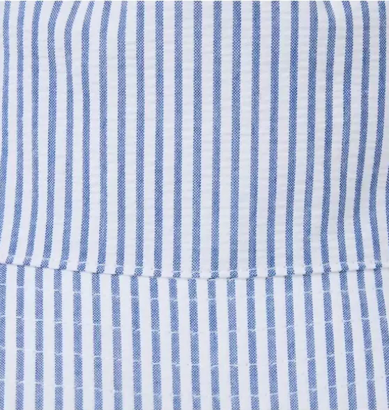 Baby Striped Seersucker Bucket Hat