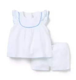 Baby Textured Ruffle Matching Set