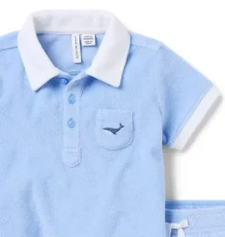 Baby Whale Terry Matching Set