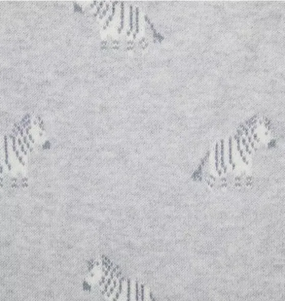 Baby Zebra Knit Romper