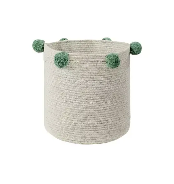 Basket Bubbly Natural-Green