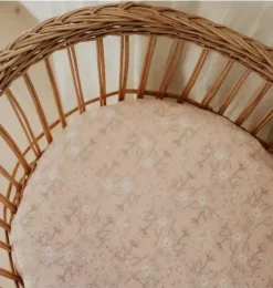 Bird's Song Crib Sheet - Pink