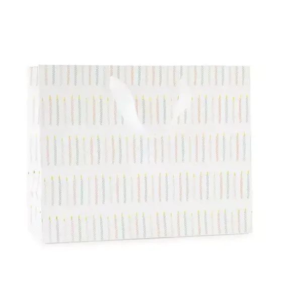 Birthday Candles Large Gift Bag
