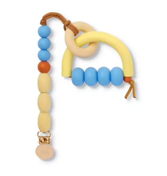 Bluebell Arch Ring Teether + Clip Set