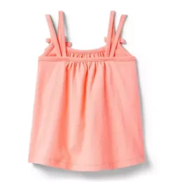 Bow Double Strap Top