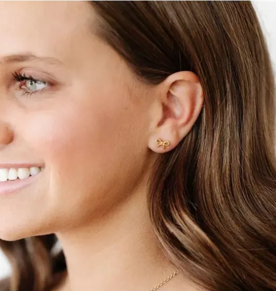 Bow Stud Earrings