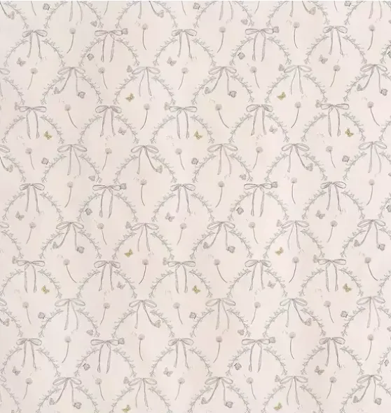 Bows & Butterfly Kisses Crib Sheet - Pink