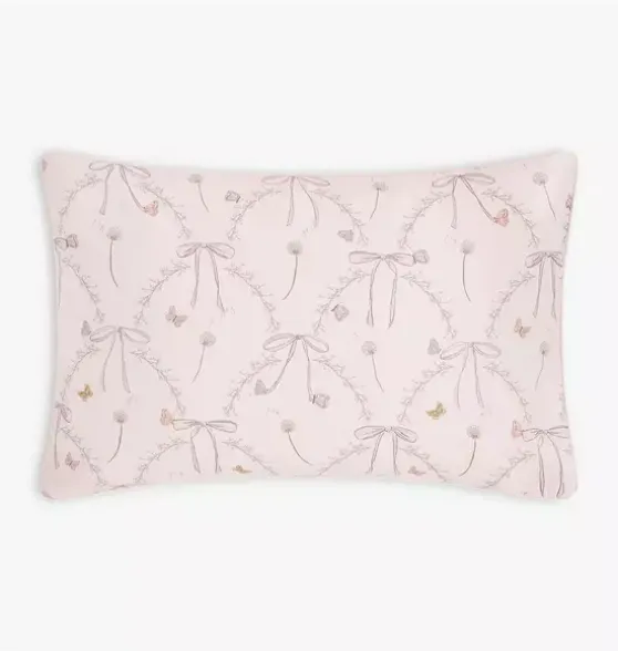 Bows & Butterfly Kisses Toddler Pillow Set - Pink