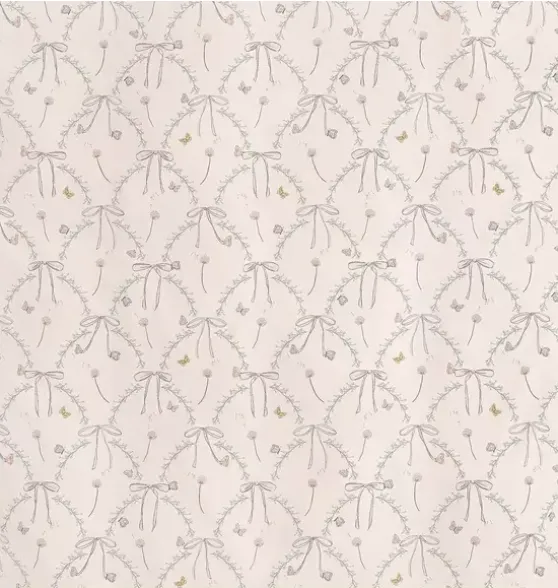 Bows & Butterfly Kisses Toddler Duvet Set - Pink